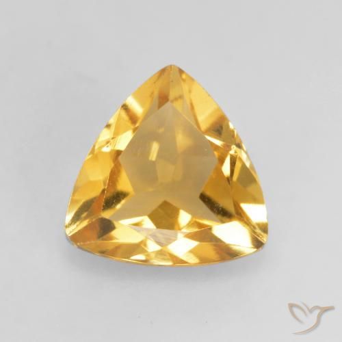 1.03ct Natural Naranja dorado intenso Citrino, Trillón, VVS-VS