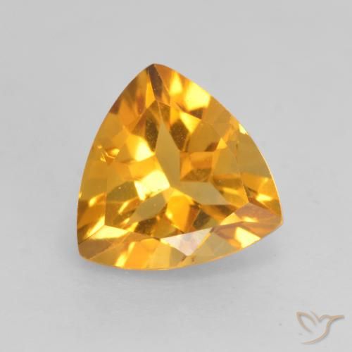 1.16ct Natural Dorado naranja Citrino, Trillón, VVS-VS