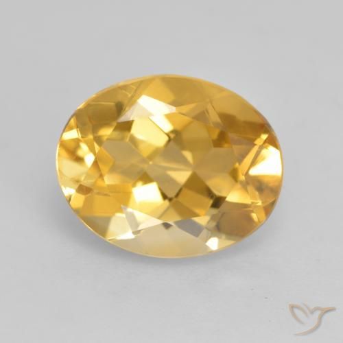 3.19ct Natural Oro Citrino, Ovalada, VVS-VS