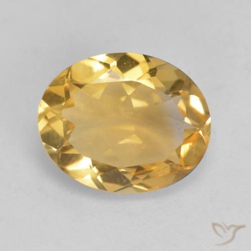 2.79ct Natural Dorado claro medio Citrino, Ovalada, VVS-VS