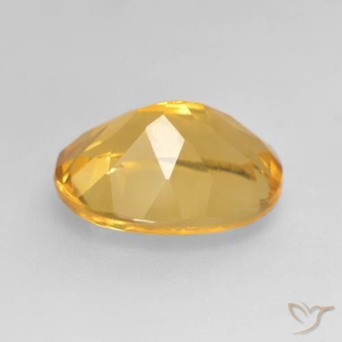 Citrino Dorado naranja natural de 3.12 ct, Ovalada, VVS-VS