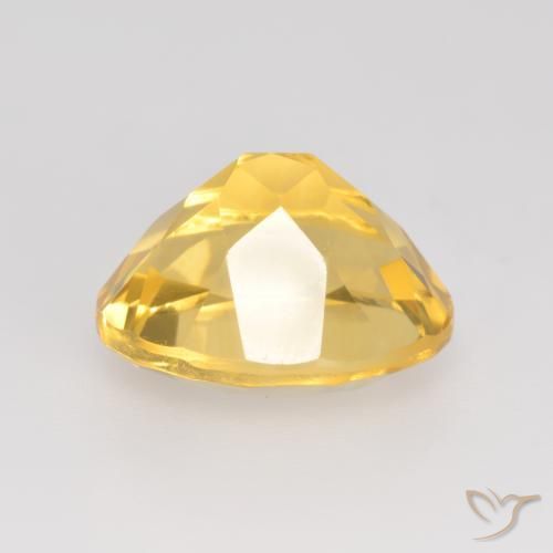 Citrino Dorado claro natural de 3.56 ct, Ovalada, VVS-VS