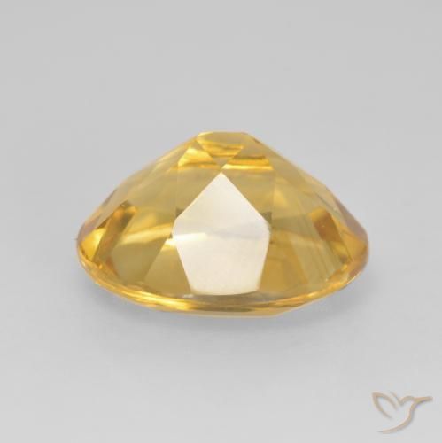 Citrino Naranja dorado natural de 3.49 ct, Ovalada, VVS-VS