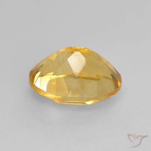 Citrino Naranja dorado intenso natural de 1.77 ct, Ovalada, VVS-VS