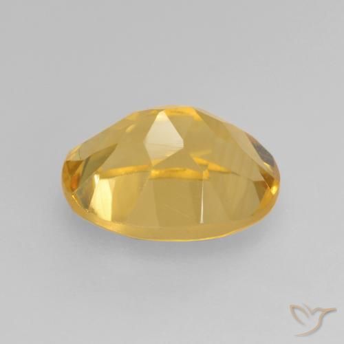 Citrino Naranja dorado natural de 1.91 ct, Ovalada, VVS-VS