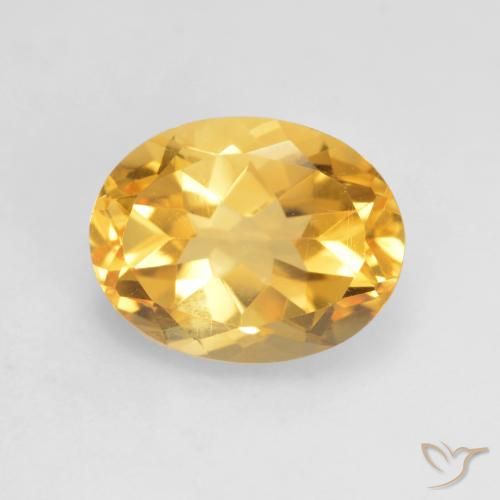 1.93ct Natural Dorado claro Citrino, Ovalada, VVS-VS