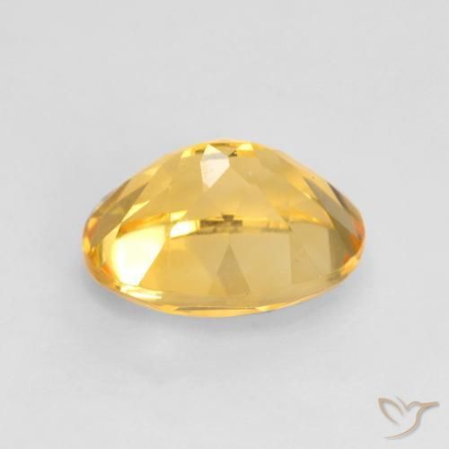 Citrino Dorado claro natural de 1.93 ct, Ovalada, VVS-VS