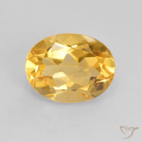1.86ct Natural Dorado claro Citrino, Ovalada, VVS-VS