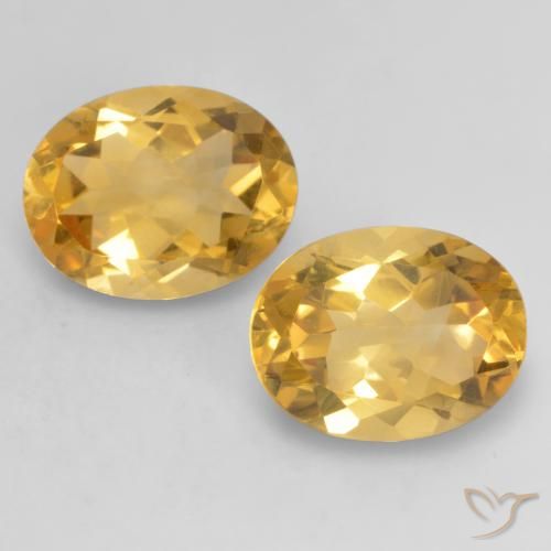 3.26ctw Natural Naranja dorado intenso Citrino, Ovalada, VVS-VS