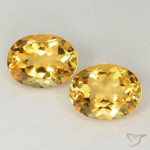 3.55ctw Natural Dorado medio Citrino, Ovalada, VS