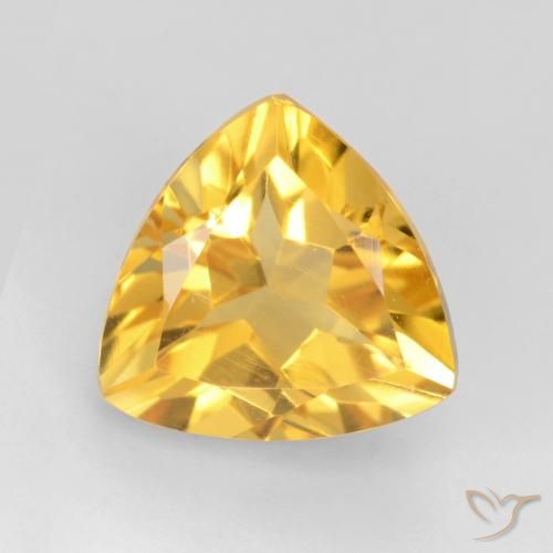 1.83ct Natural Dorado claro Citrino, Trillón, VVS-VS