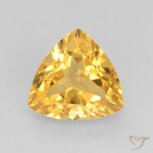 1.72ct Natural Dorado claro Citrino, Trillón, VVS-VS
