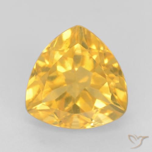 1.79ct Natural Dorado claro Citrino, Trillón, VVS-VS