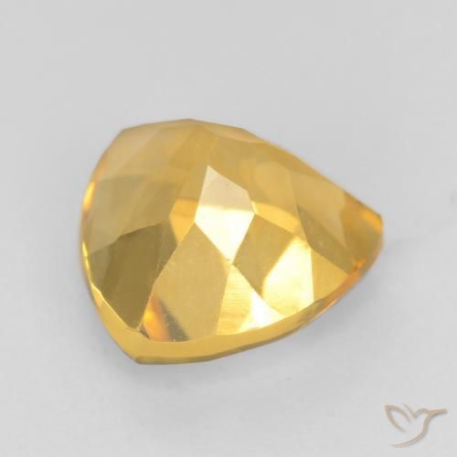 Citrino Dorado claro natural de 1.79 ct, Trillón, VVS-VS