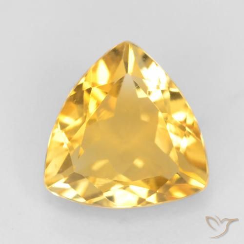 1.54ct Natural Dorado de calidad Citrino, Trillón, VVS-VS