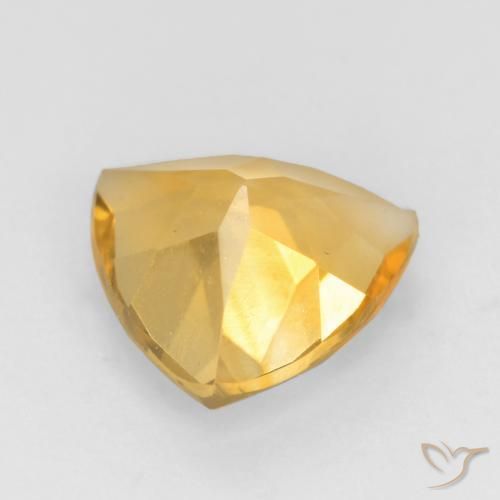 Citrino Oro natural de 1.22 ct, Trillón, VVS-VS
