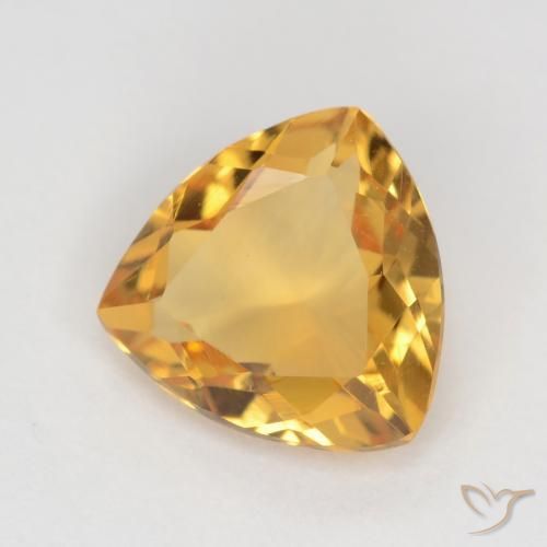 Citrino Dorado naranja natural de 1.11 ct, Trillón, VVS-VS