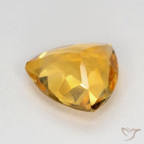 Citrino Dorado naranja natural de 1.11 ct, Trillón, VVS-VS
