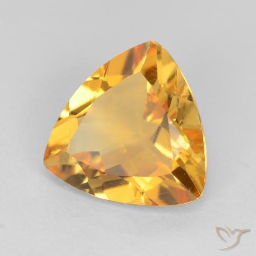 Citrino Dorado naranja natural de 1.97 ct, Trillón, VVS-VS