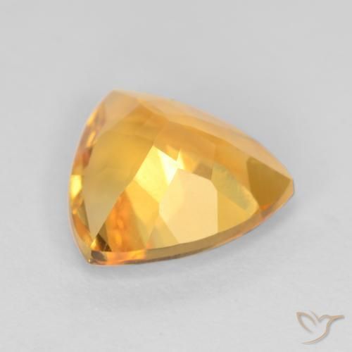 Citrino Dorado naranja natural de 1.97 ct, Trillón, VVS-VS