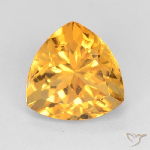 2.48ct Natural Dorado medio Citrino, Trillón, VS, Photo A