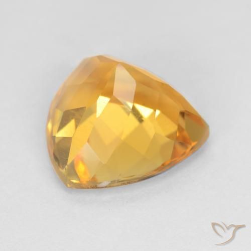Citrino Dorado medio natural de 2.48 ct, Trillón, VS