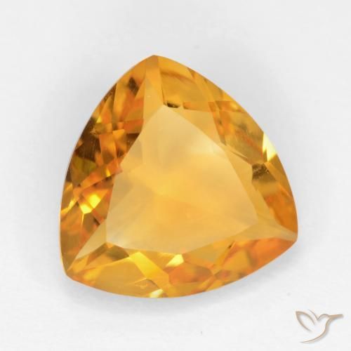 Citrino Dorado naranja natural de 1.88 ct, Trillón, VVS-VS