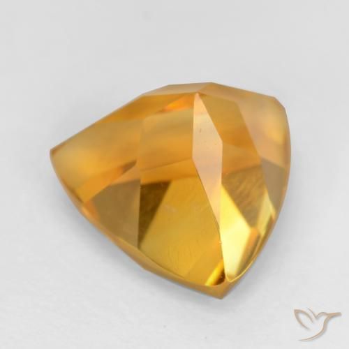 Citrino Dorado naranja natural de 2.82 ct, Trillón, VVS-VS