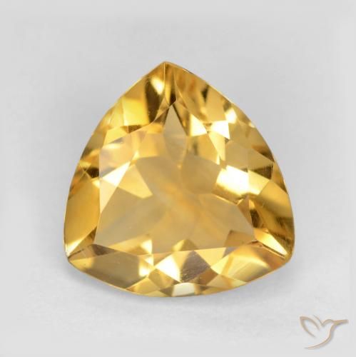 1.75ct Natural Dorado claro medio Citrino, Trillón, VVS-VS