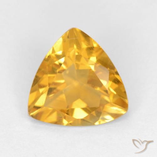 1.39ct Natural Dorado oscuro Citrino, Trillón, VS