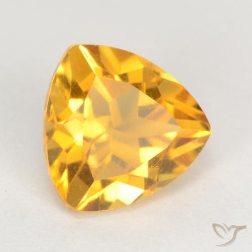 Citrino Dorado medio natural de 1.31 ct, Trillón, VS