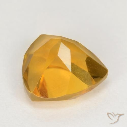 Citrino Dorado medio natural de 1.31 ct, Trillón, VS