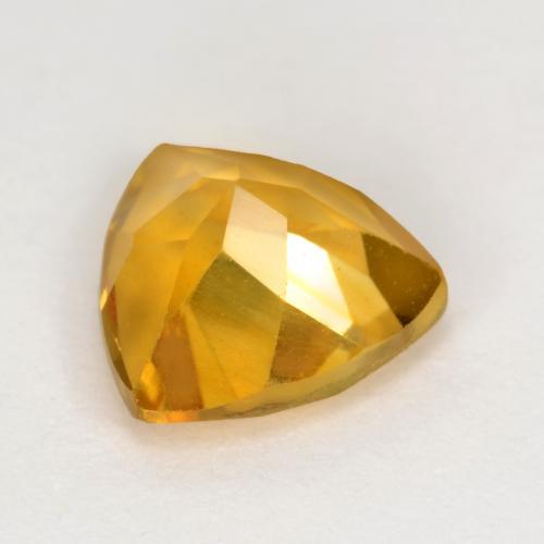 Citrino Dorado oscuro natural de 1.01 ct, Trillón, VS