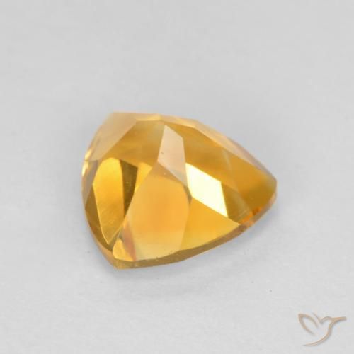 Citrino Dorado medio natural de 1.21 ct, Trillón, VS