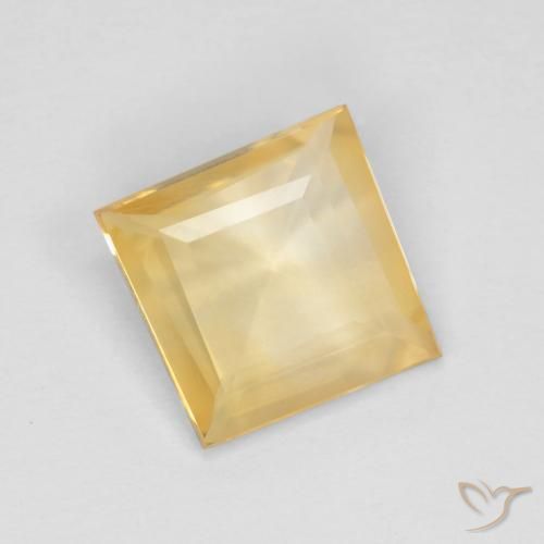 Citrino Oro natural de 1.17 ct, Cuadrado, VS