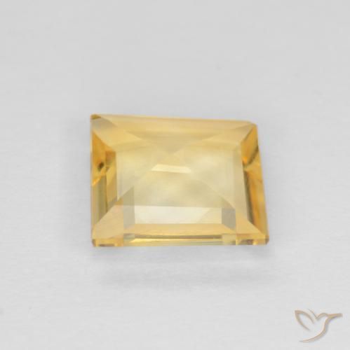 Citrino Oro natural de 1.17 ct, Cuadrado, VS
