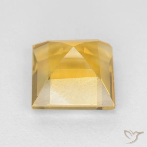 Citrino Oro natural de 1.42 ct, Cuadrado, VS