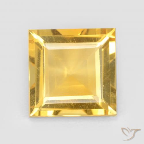 2.76ct Natural Dorado Citrino, Cuadrado, VS