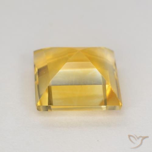 Citrino Oro natural de 3.10 ct, Cuadrado, VS