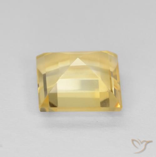 Citrino Dorado natural de 2.01 ct, Cuadrado, VS