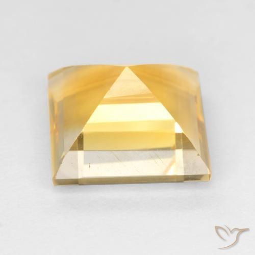 Citrino Oro natural de 3.03 ct, Cuadrado, VS