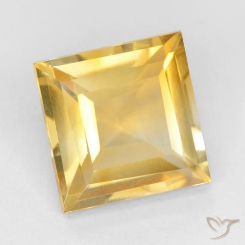 Citrino Oro natural de 2.21 ct, Cuadrado, VS