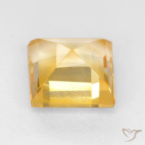 Citrino Oro natural de 2.10 ct, Cuadrado, VS