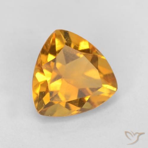 Citrino Dorado naranja intenso natural de 1.11 ct, Trillón, VS