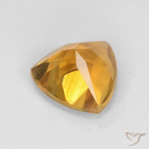 Citrino Dorado naranja intenso natural de 1.11 ct, Trillón, VS