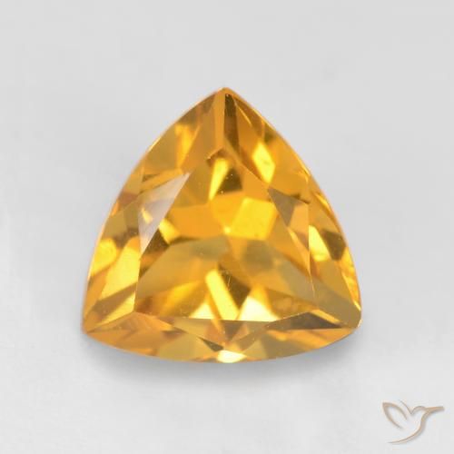 1.27ct Natural Dorado oscuro Citrino, Trillón, VS