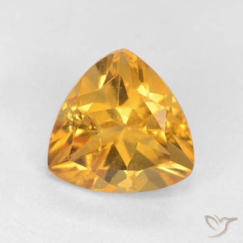 1.16ct Natural Naranja dorado intenso Citrino, Trillón, VS-SI