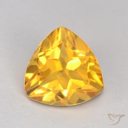 1.19ct Natural Dorado medio Citrino, Trillón, VS