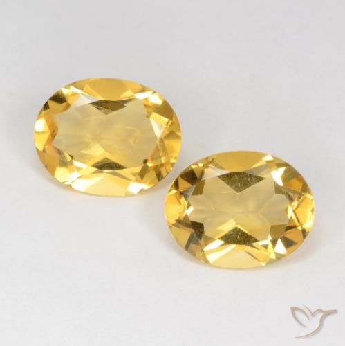 5.19ctw Natural Dorado medio Citrino, Ovalada, VS