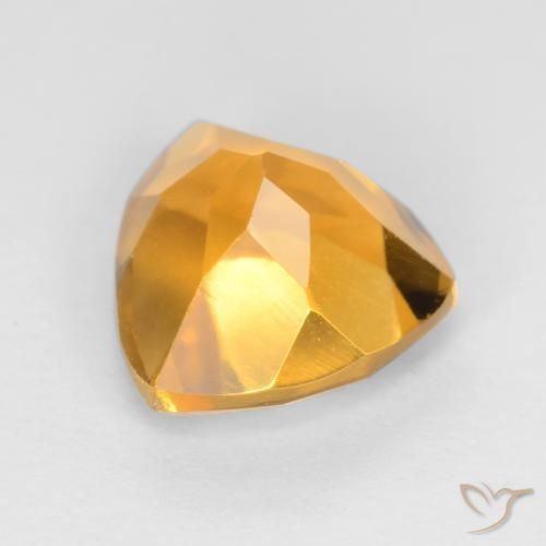 Citrino Dorado naranja natural de 1.26 ct, Trillón, VS